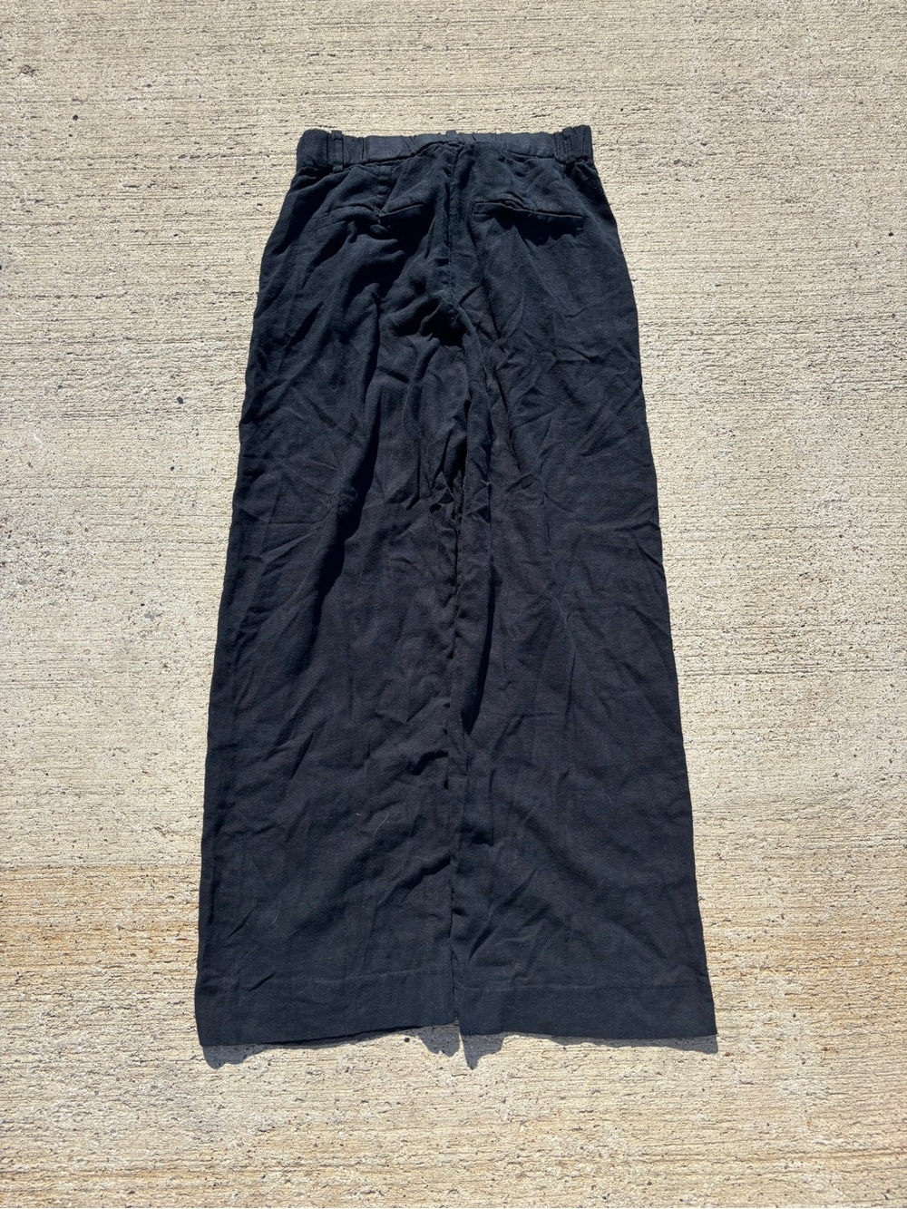 Black Abercrombie & Fitch Linen Pants โ Short - Picture 3 of 9